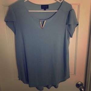Blue blouse great for work